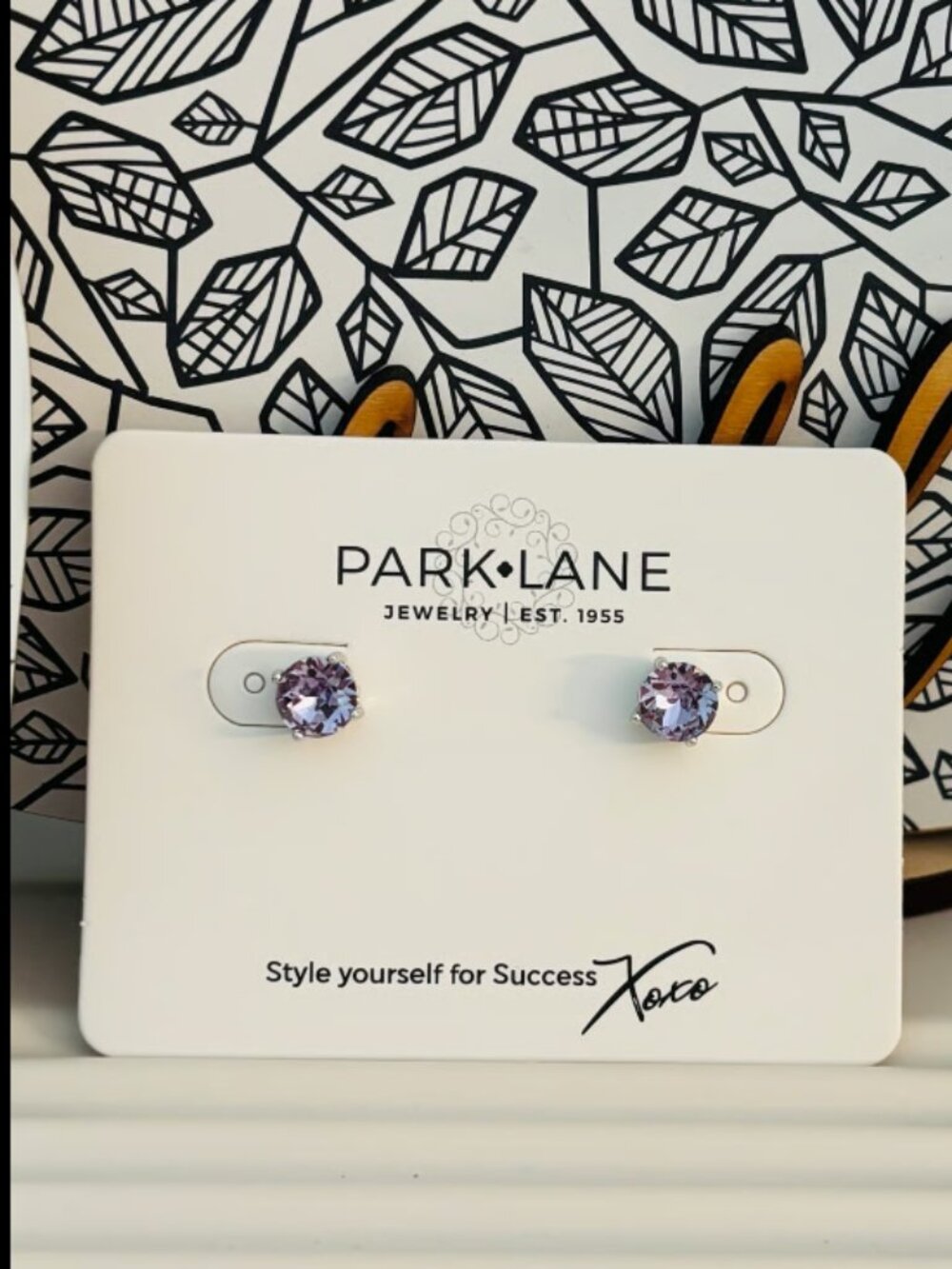 Park Lane Lavendar Impression Earrings